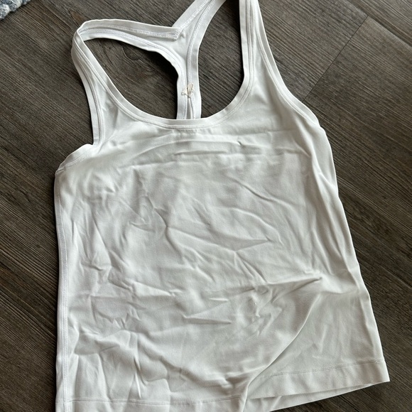 Lululemon White Racerback Tank Top - Picture 4 of 5